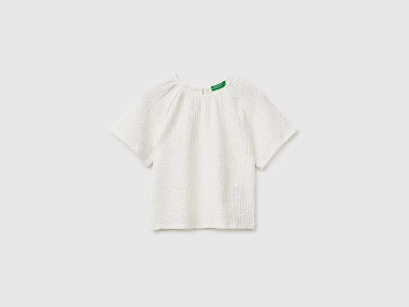 Blusa texturizzata