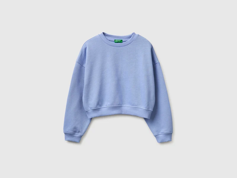 Felpa cropped fit