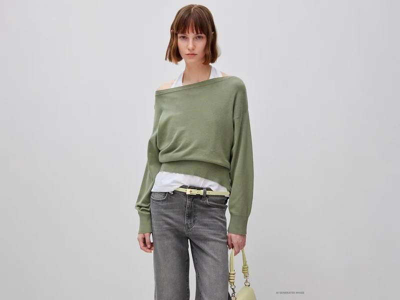 Maglia over in cotone premium
