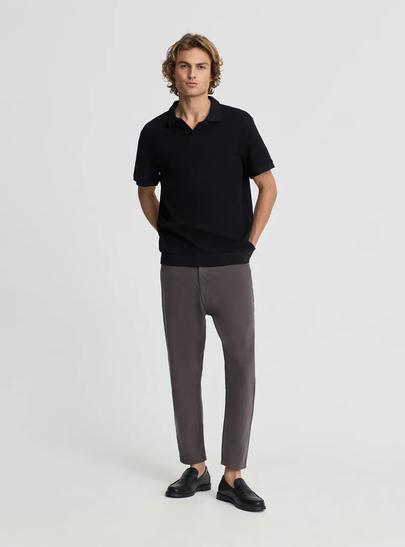 T-shirt polo derby tinta unita
