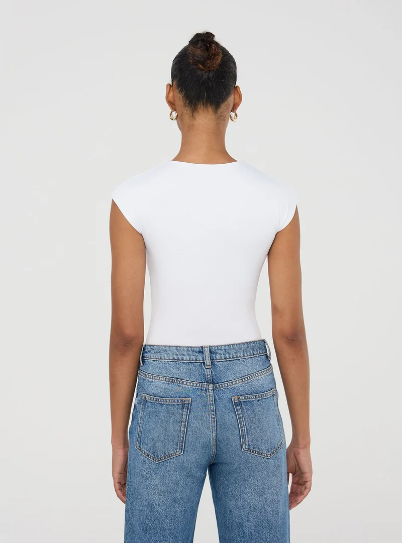 Body con maniche ad aletta