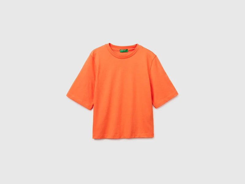 T-shirt boxy fit 100% cotone