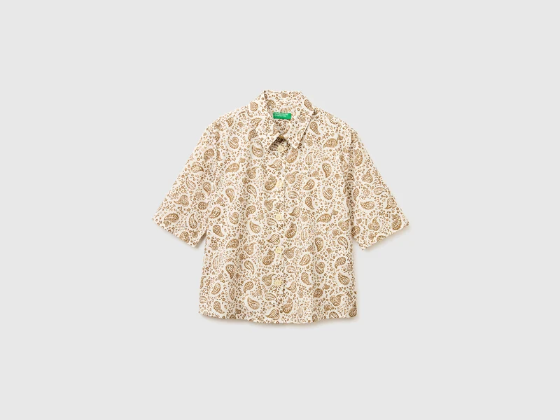 Camicia fantasia a manica corta