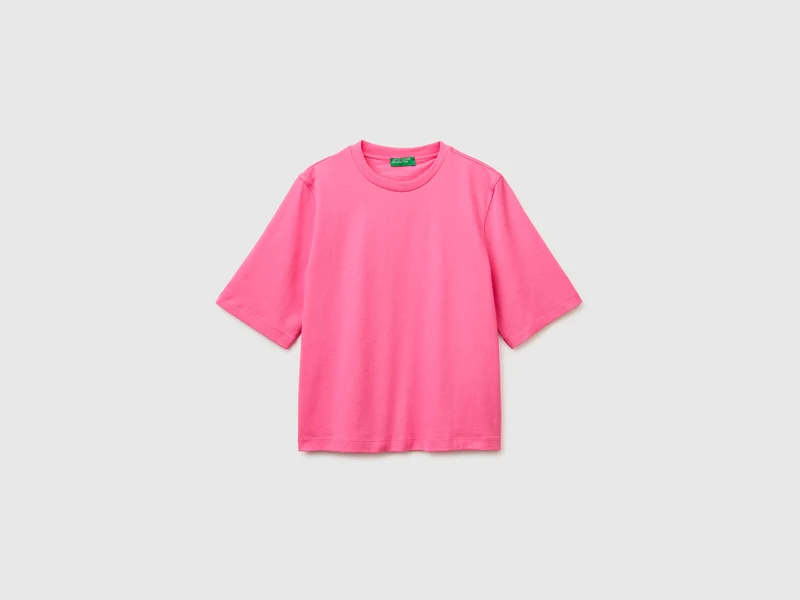 T-shirt boxy fit 100% cotone