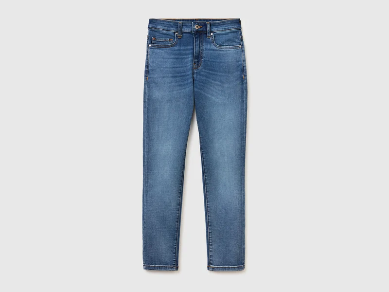 Jeans slim fit a vita alta
