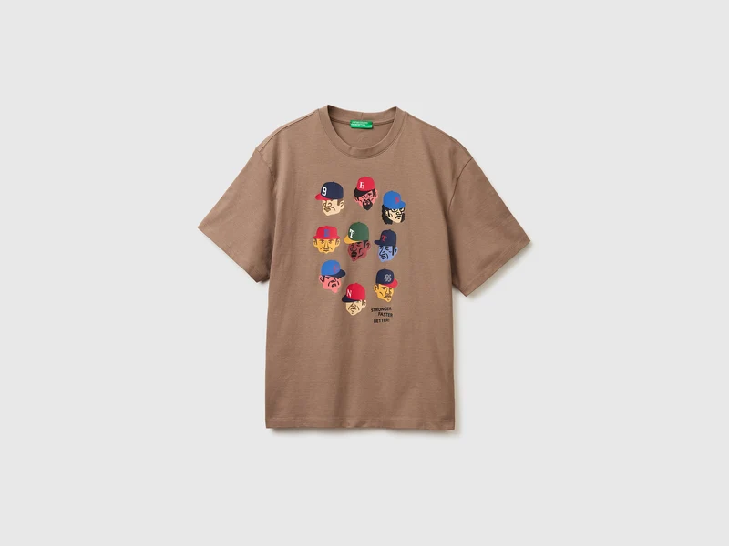 Maglietta con stampa relaxed fit