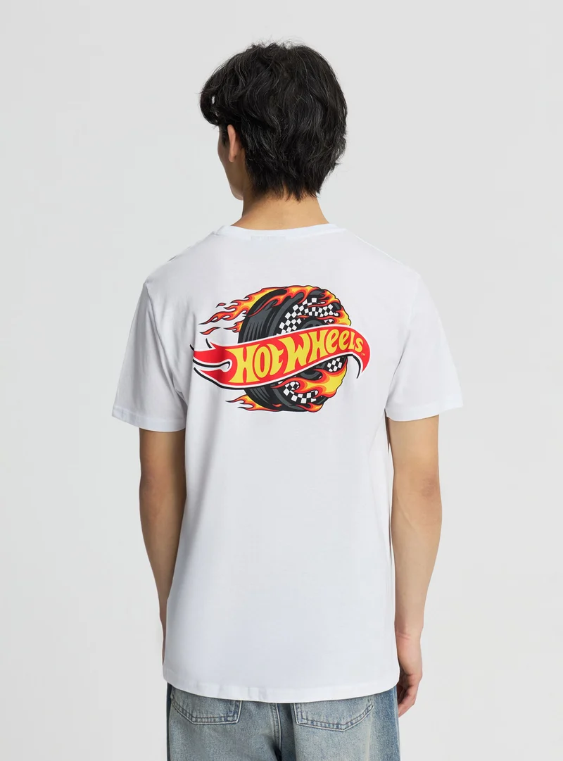 T-shirt con stampa Hot Wheels®