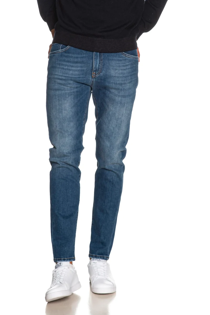 Jeans Squad2 Jackson 126 Da Uomo Denim Medium Blu