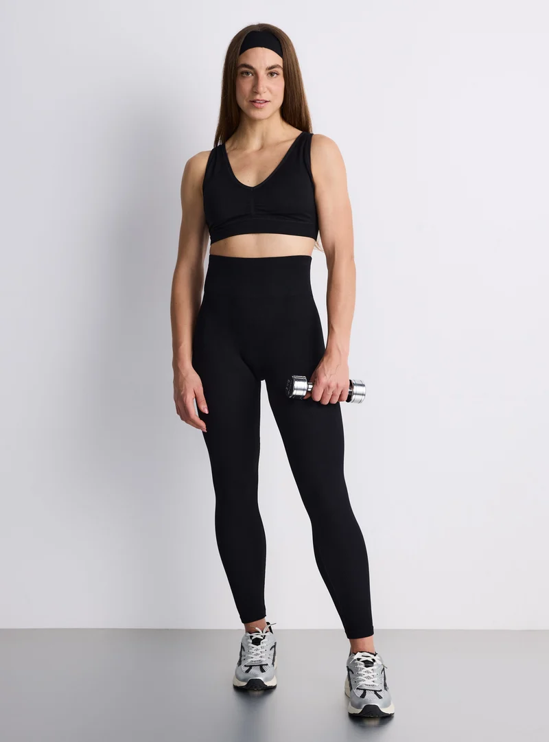 Leggings sportivi tinta unita