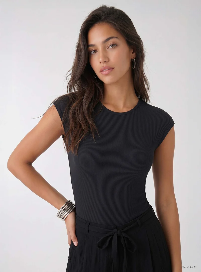 Body con maniche ad aletta