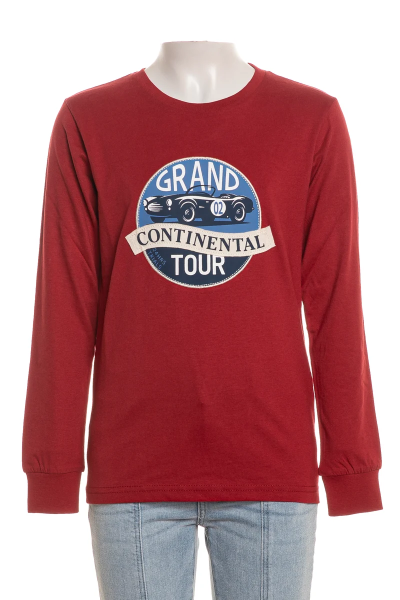T-Shirt Sarabanda Grand Tour Tee Da Bambino Bordeaux