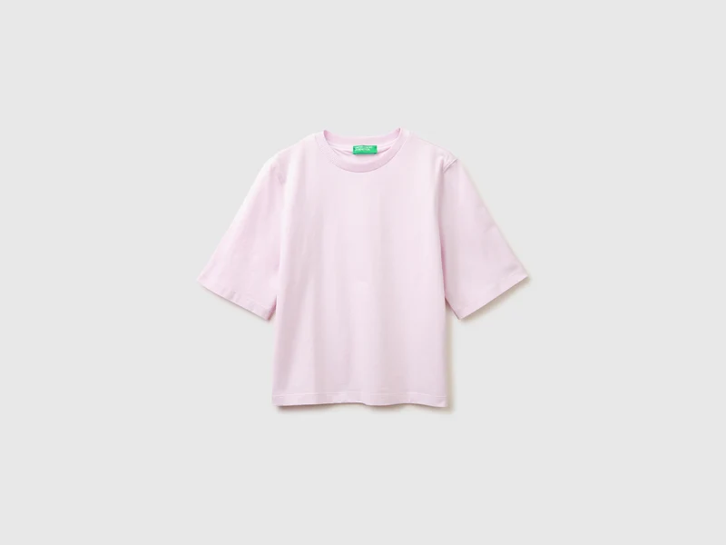 T-shirt boxy fit 100% cotone