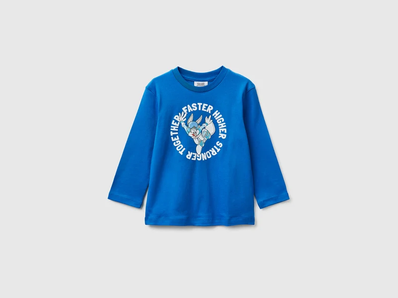 Maglietta blu Looney Tunes x Olympic Collection
