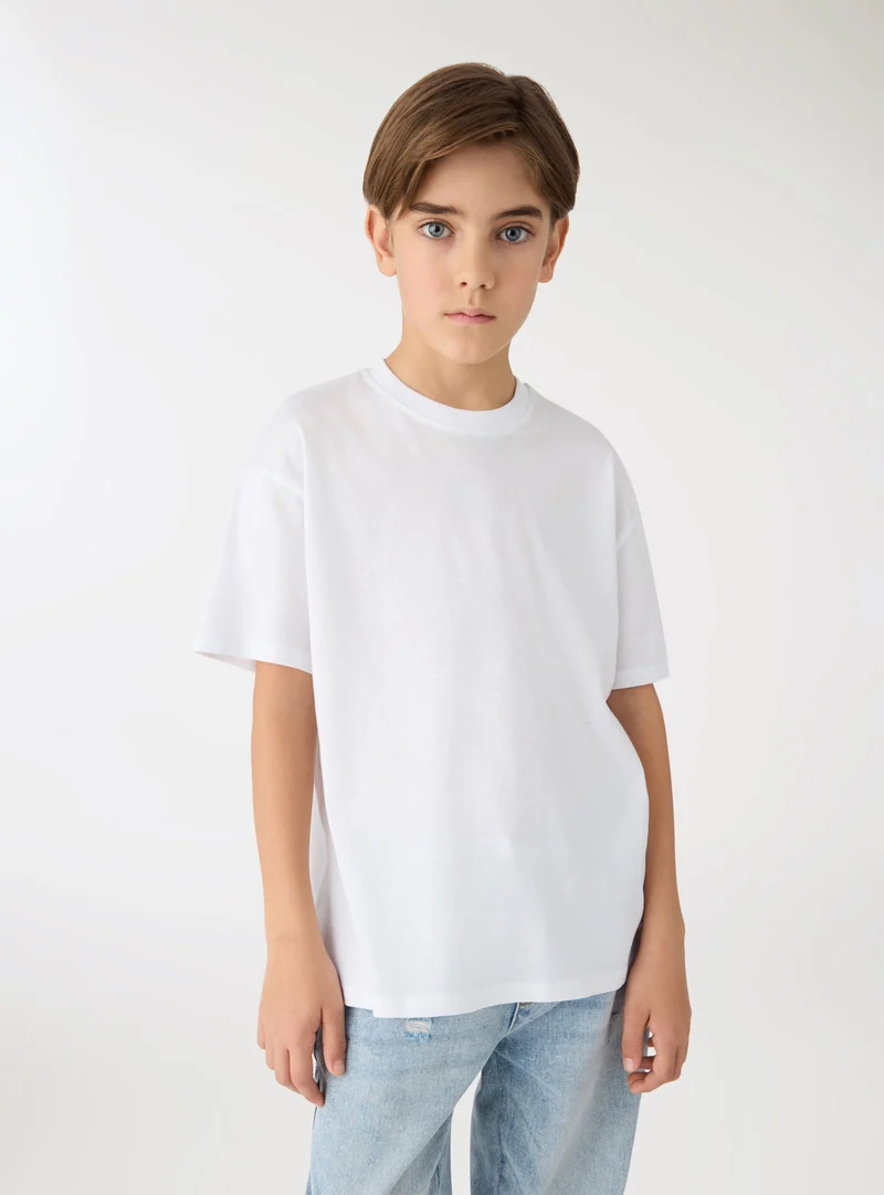 T-shirt basic a tinta unita