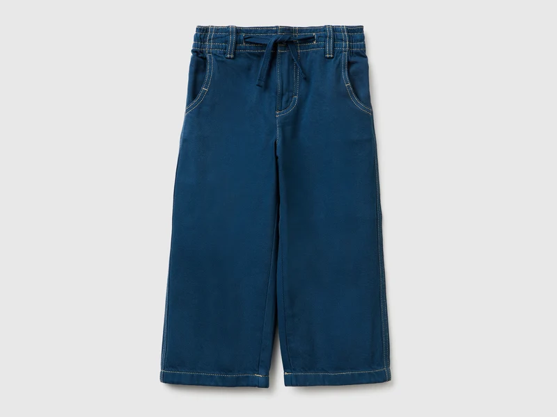Pantaloni loose fit con coulisse