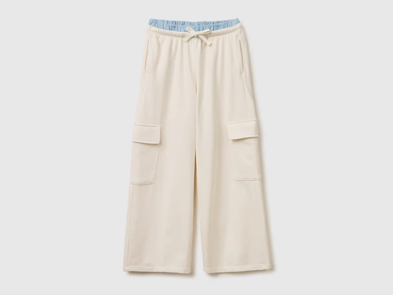 Pantaloni cargo con elastico