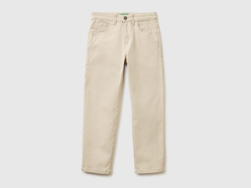 Pantaloni in cotone stretch
