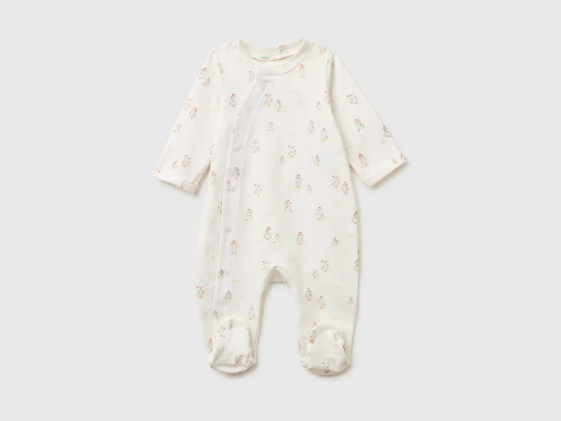 Tutina fantasia in cotone bio stretch