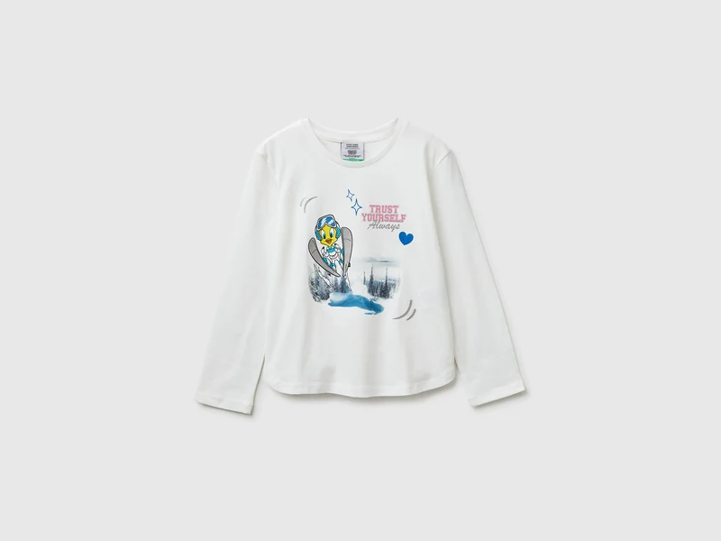 T-shirt panna Looney Tunes x Olympic Collection
