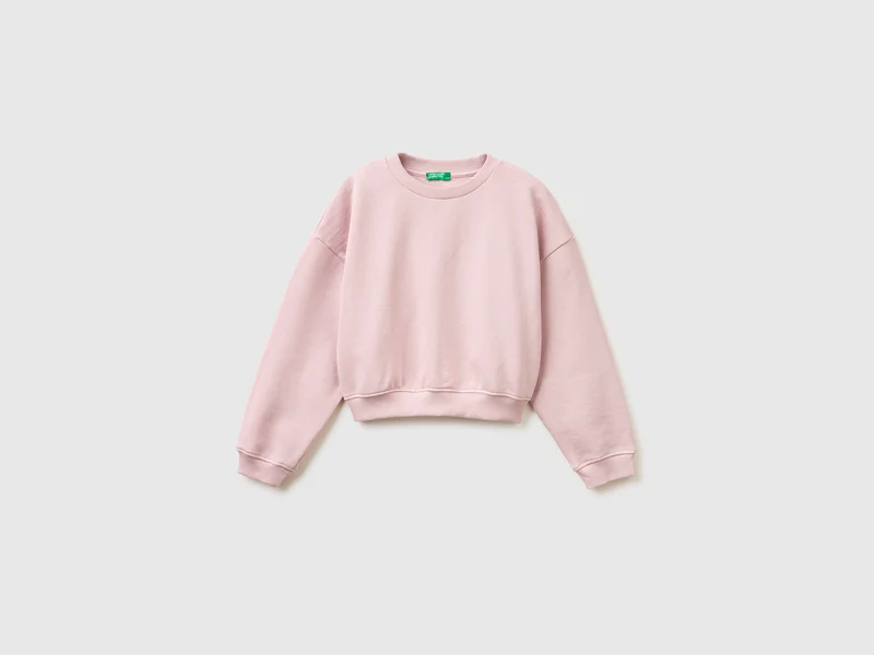 Felpa cropped fit
