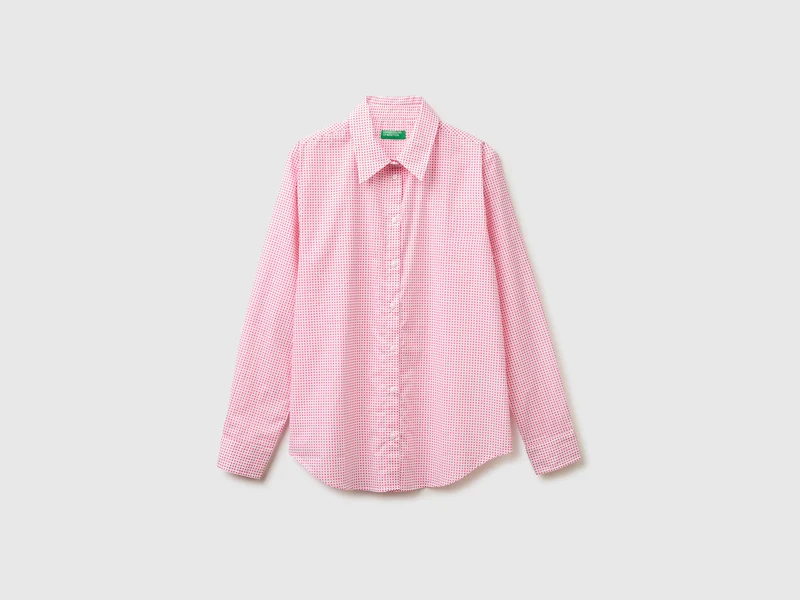 Camicia fantasia in cotone leggero