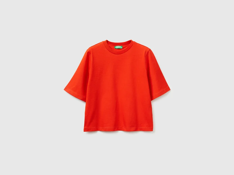 T-shirt boxy fit 100% cotone