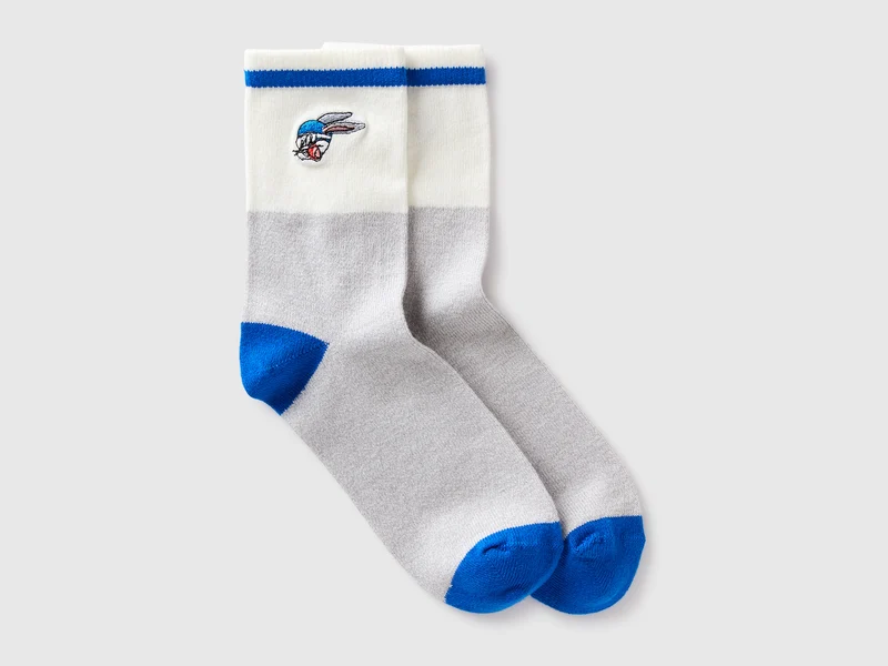 Calzini blu Looney Tunes x Olympic Collection
