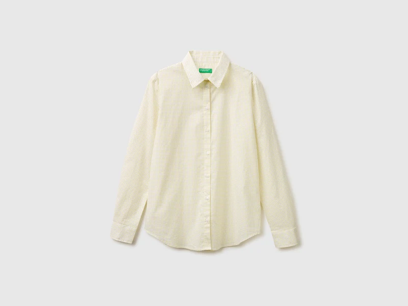 Camicia fantasia in cotone leggero
