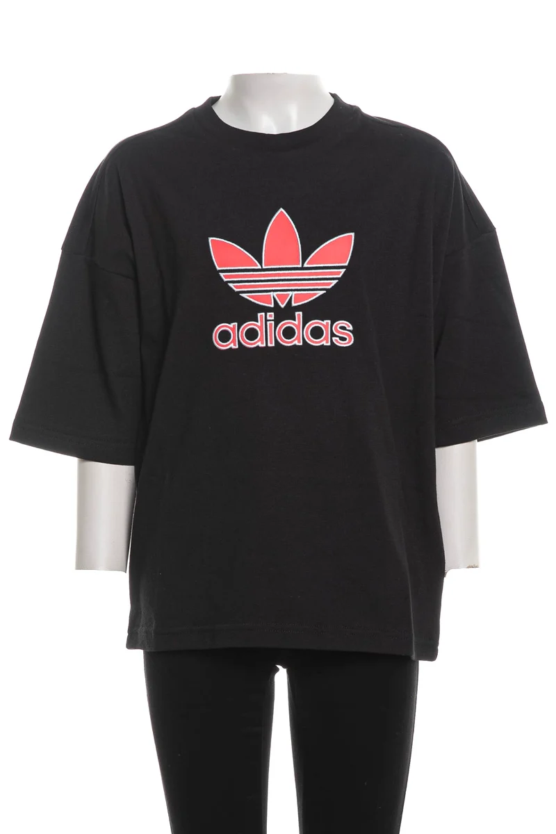 T-Shirt Adidas Tee Original Ovr Da Bambino Rossa Nera