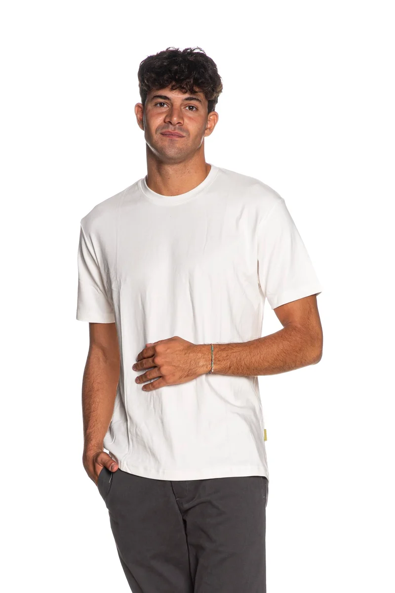 T Shirt Gianni Lupo Classic No L Da Uomo Latte