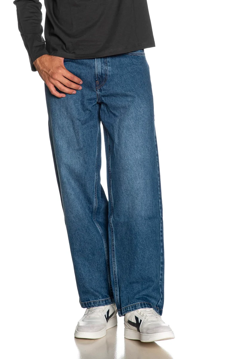 Jeans Tiffosi Oski Da Uomo Denim Blu Medio