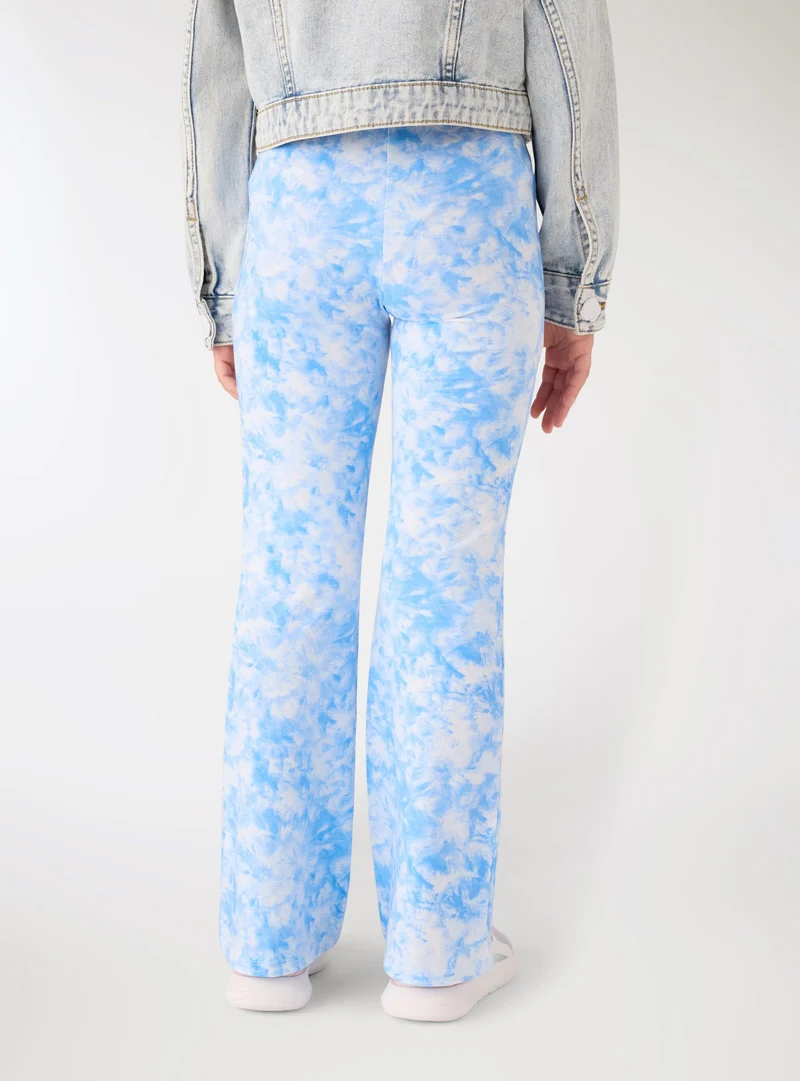 Leggings a zampa fantasia tie-dye