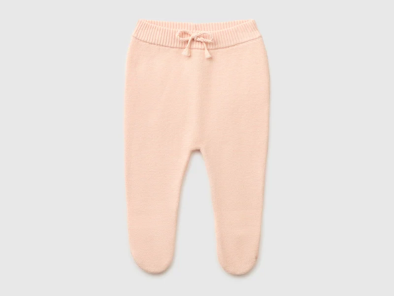 Pantaloni in maglia di cotone bio