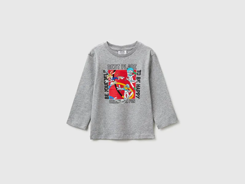 Maglietta grigia Looney Tunes x Olympic Collection