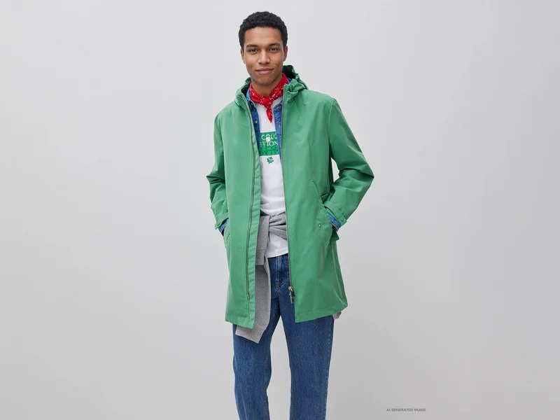 Parka leggero in nylon