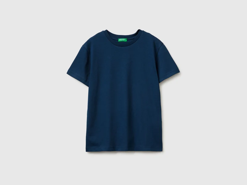 T-shirt con stampa in cotone bio