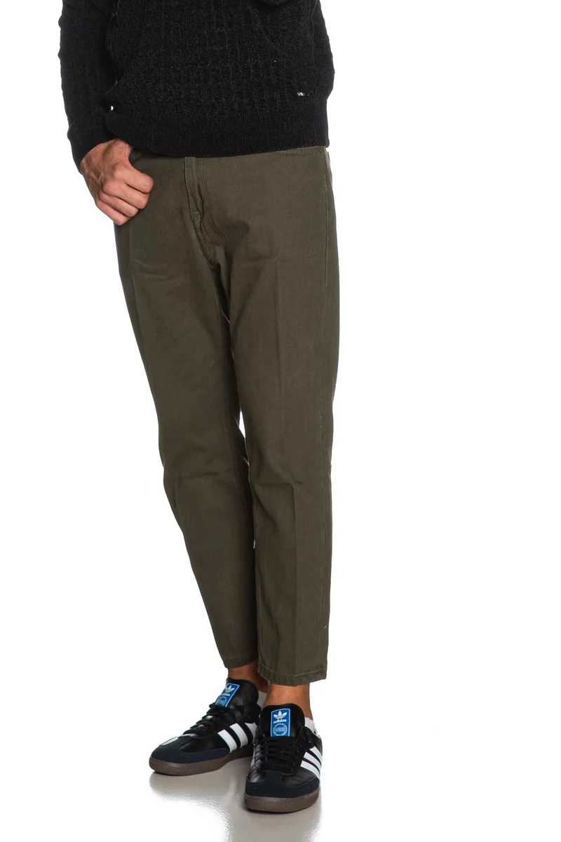Pantalone Gianni Lupo Cooper Da Uomo Verde Oliva