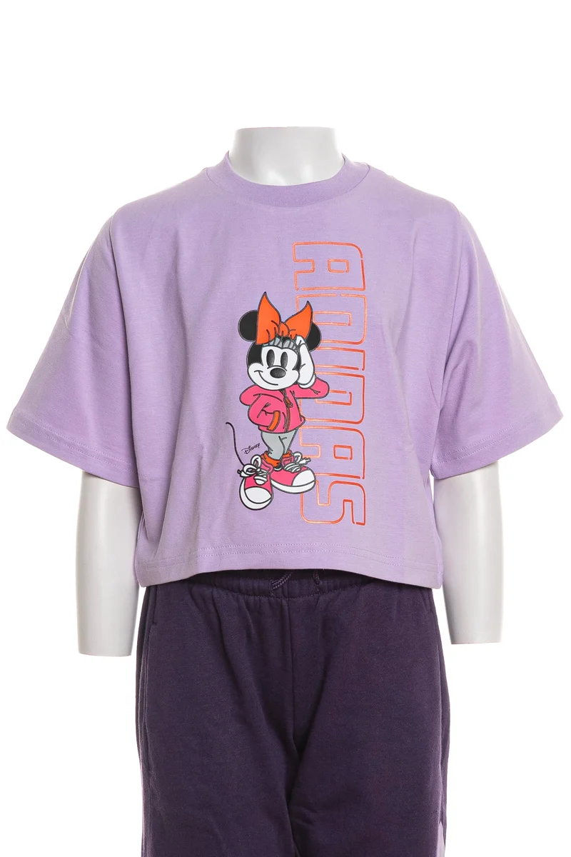 T-Shirt Adidas Lg Dy Mi T Da Bambina Lilla