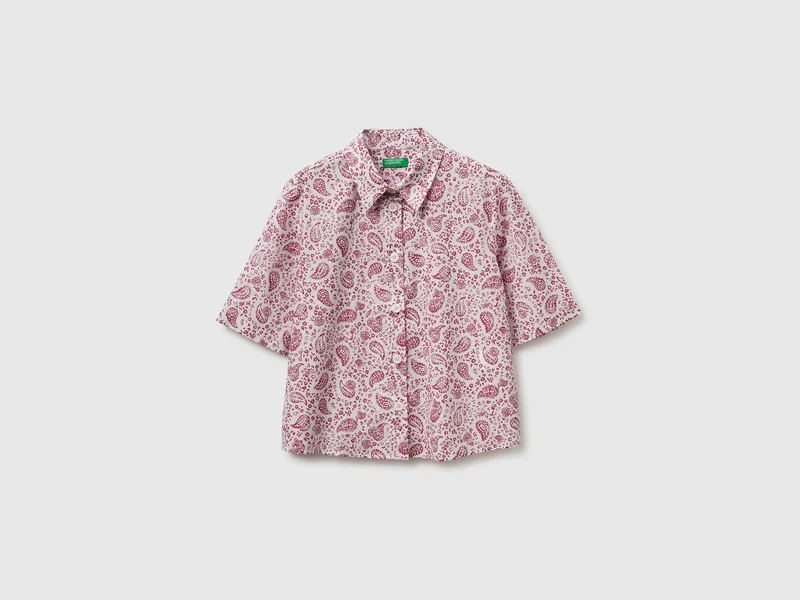 Camicia fantasia a manica corta