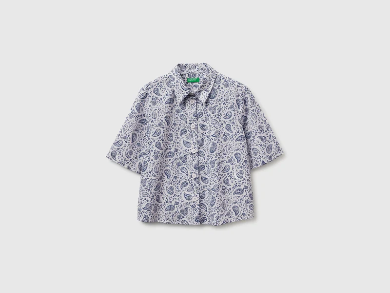 Camicia fantasia a manica corta