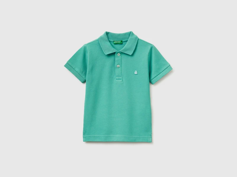 Polo manica corta in puro cotone
