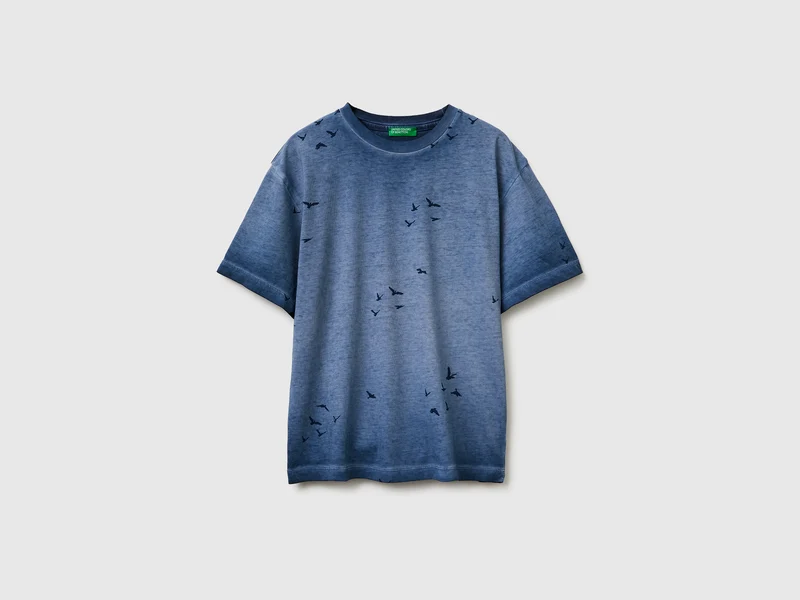 T-shirt over fit con stampa