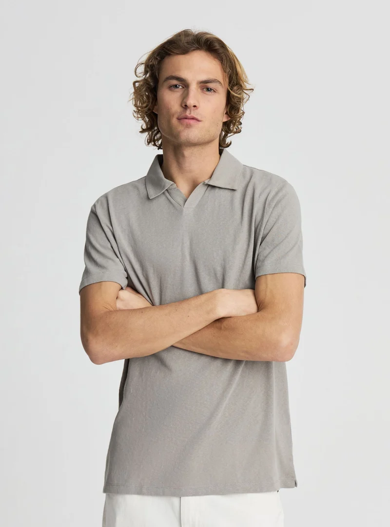 T-shirt collo polo derby