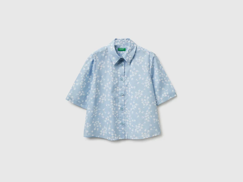 Camicia fantasia a manica corta