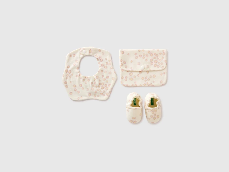 Set accessori con stampa floreale