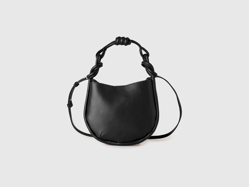 Mini borsa hobo nera