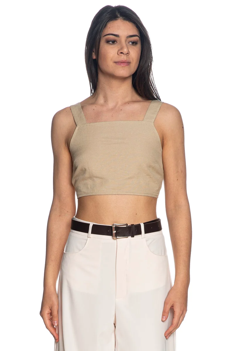 Top Only Viva Da Donna Beige
