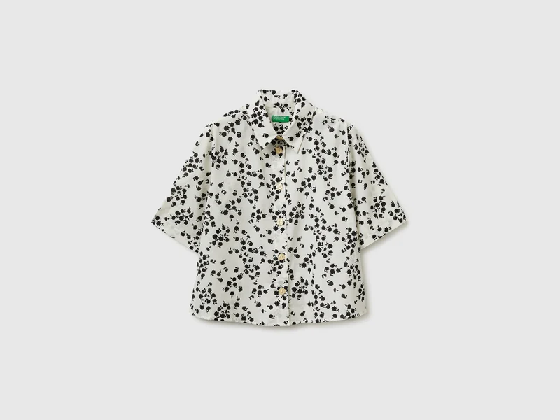 Camicia fantasia a manica corta