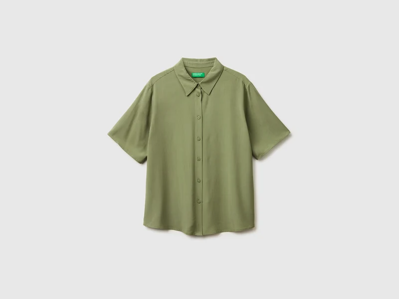 Camicia fluida manica 3/4