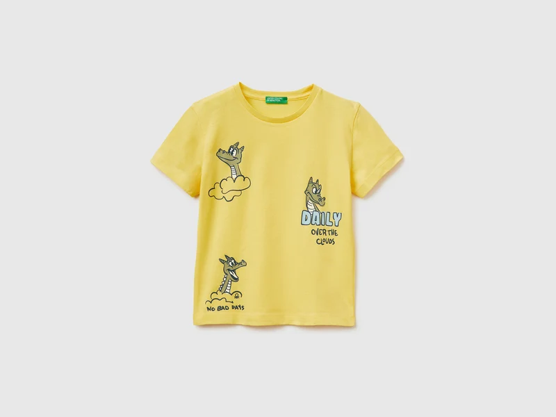 T-shirt girocollo con stampa